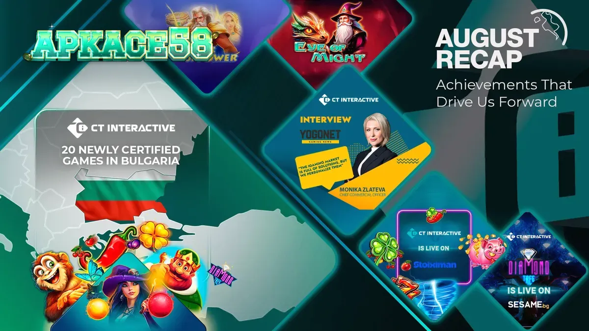 Tampilan visual mesin slot modern dengan elemen neon dan simbol bertema mitologi